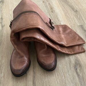 Sam Edelman Tan Over the Knee Boots